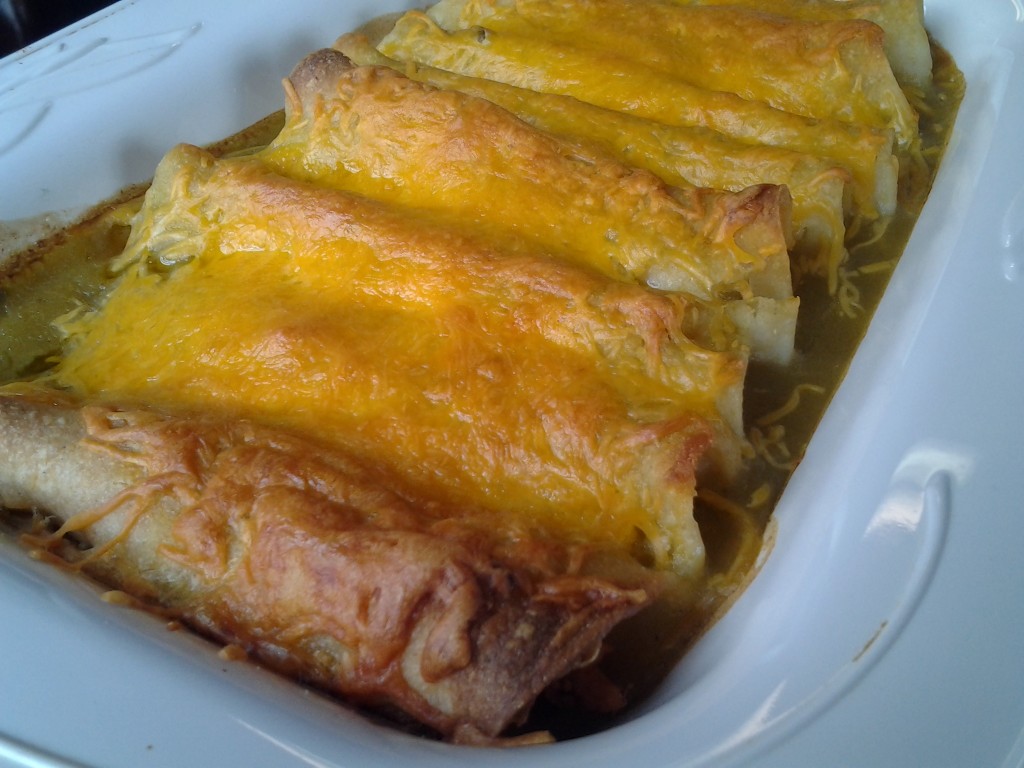 enchiladas with green sauce