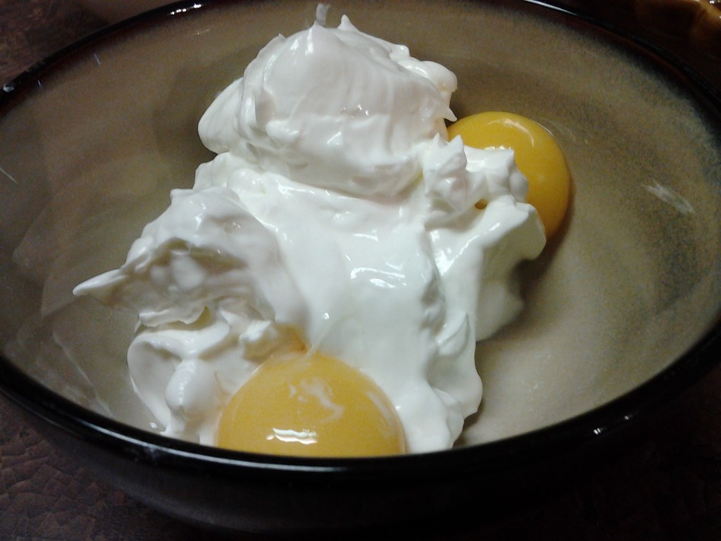 Sour Cream and Egg Yolks