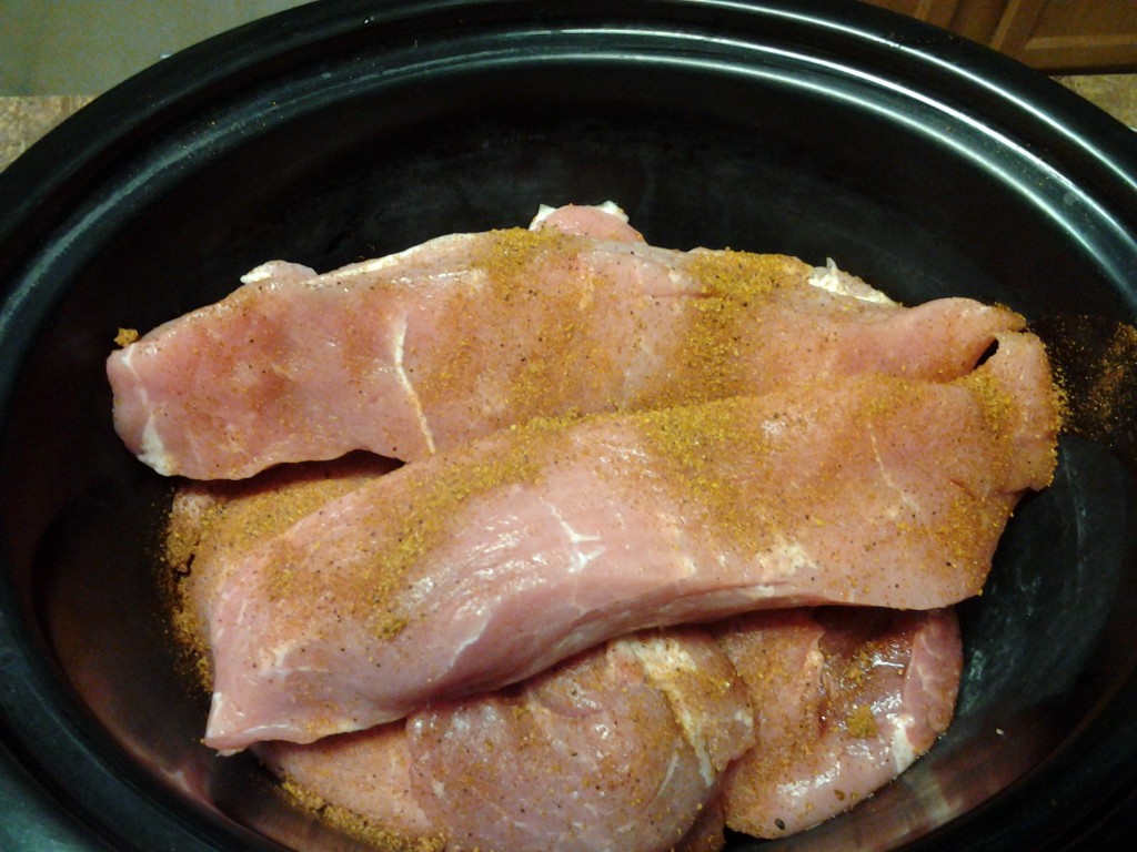 BBQ Pork in crockpot