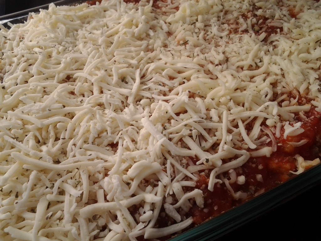 lasagna ready for oven