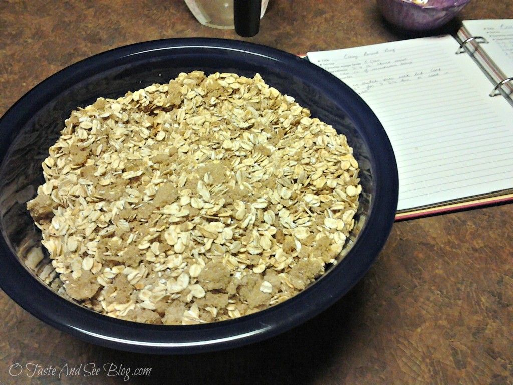 baked oatmeal dry ingredients