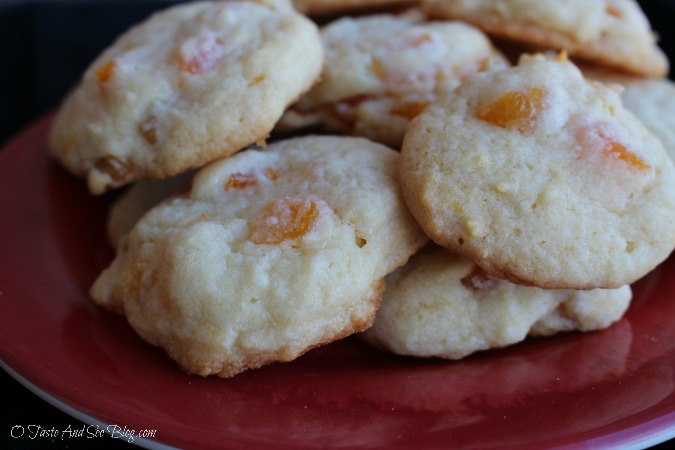 Apricot sugar cookies 