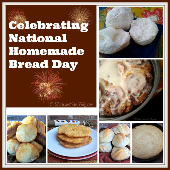 celebrating national homemade bread