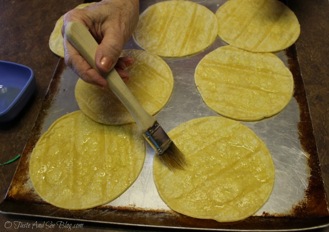 baked tortilla strips