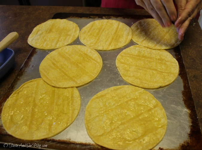 baked tortilla strips