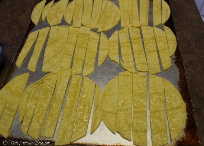 baked tortilla strips