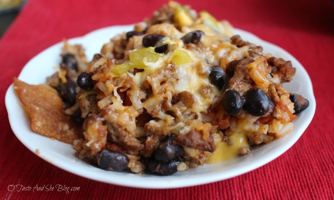 Minute Rice Tex Mex Bake #ad 06