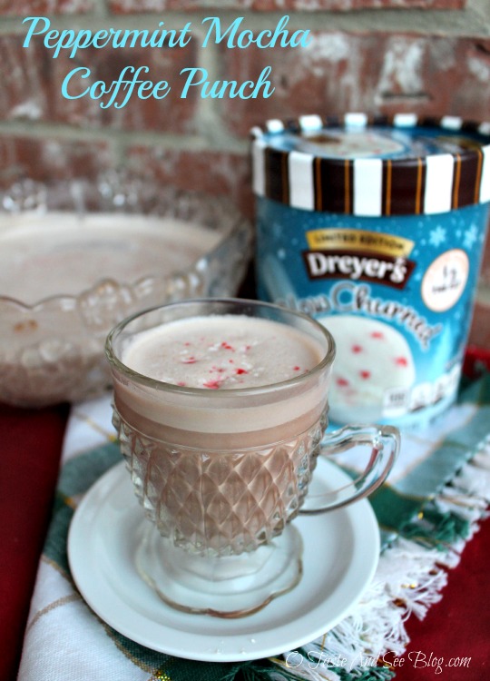 Peppermint mocha coffee punch #shop National Chocolate Mint Day