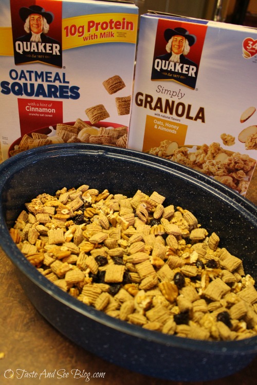 Praline Granola Snack Mix #spon