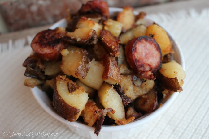 Kielbasa and potatoes