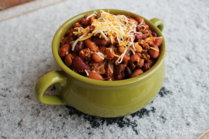 4 bean texas chili