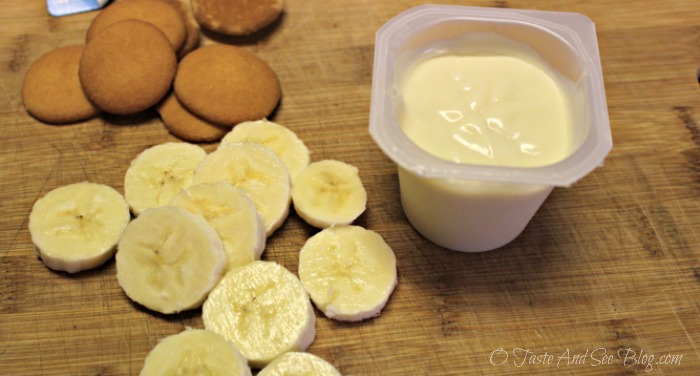 Individual Banana Pudding #SnackPackMixins 