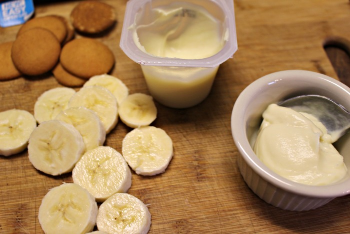 Individual Banana Pudding #SnackPackMixins 