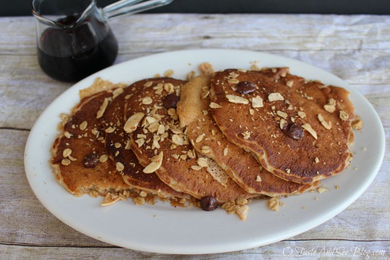 Chocolate Decadence Granola Pancakes 