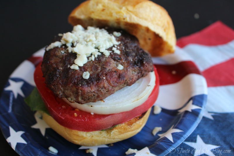 Red white and blue burgers #KingsfordFlavor #ad 90