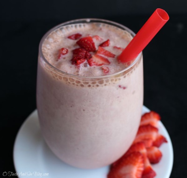 Chocolate Covered Strawberry Protein Shake O Taste And See