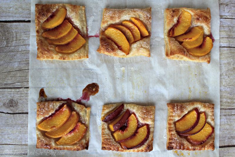 Easy Peach Tarts 