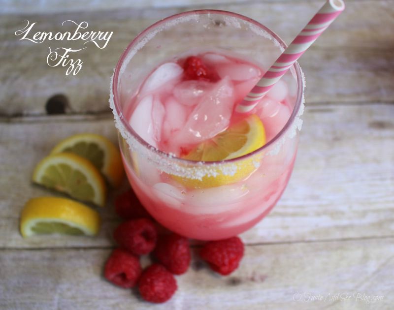 Lemon Berry Fizz #FireUpTheGrill #ad