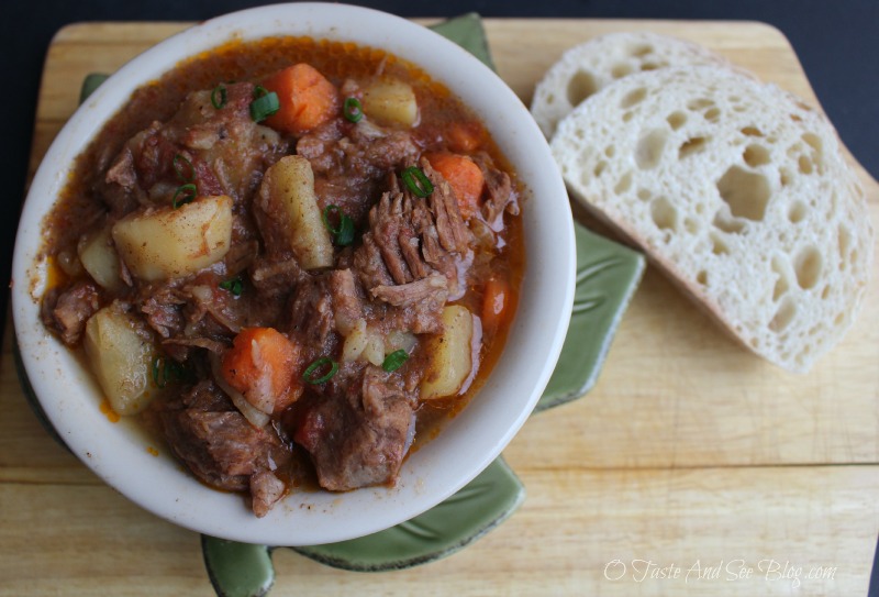 Crock Pot Beef Stew #knifeskills ad