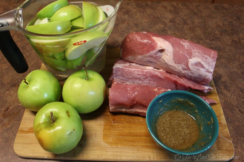 Baked Pork and Apples #ad #SmithfieldPork 