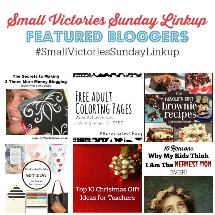 Small Victories Sunday Linkup