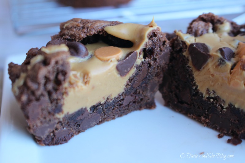 Peanut Butter Brownie Cups #ad #SKIPPYYIPPIE 