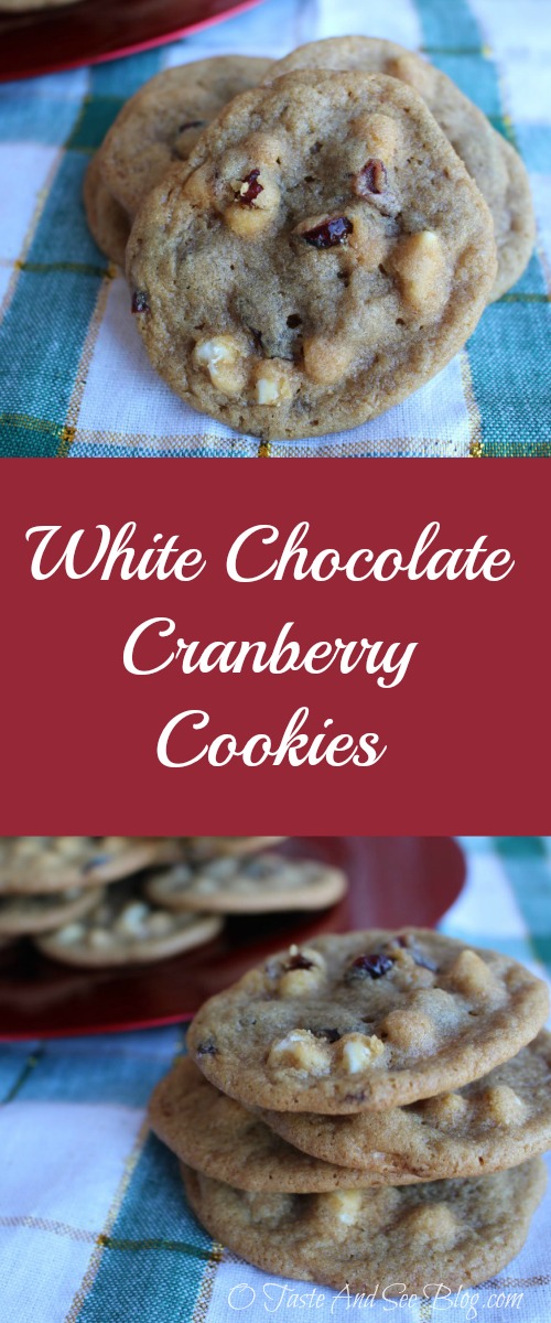 white chocolate cranberry cookies pinterest