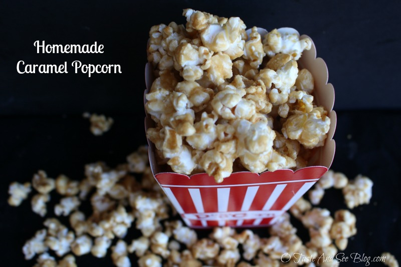 Homemade Caramel Popcorn