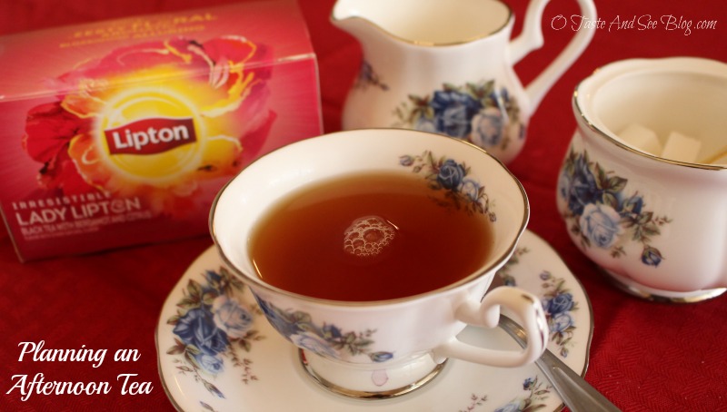 Planning an Afternoon Tea #LiptonTeaTime #sponsored