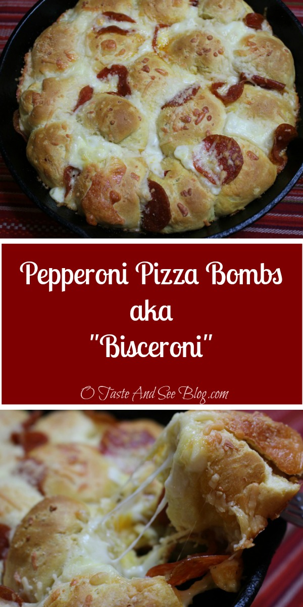Bisceroni aka Pepperoni Pizza Bombs