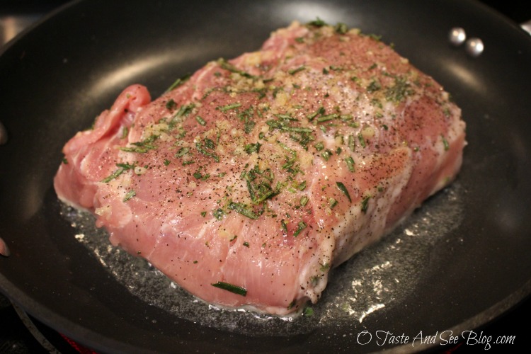 Rosemary Garlic Pork Roast