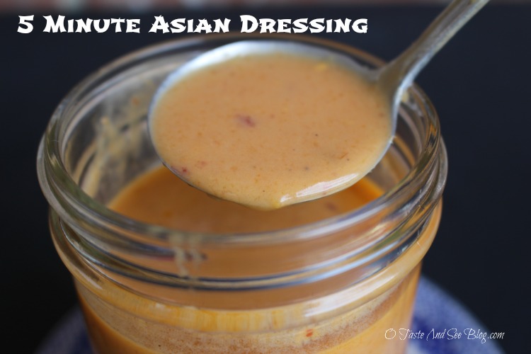5 minute Asian Dressing #soyfoodsmonth #ad 