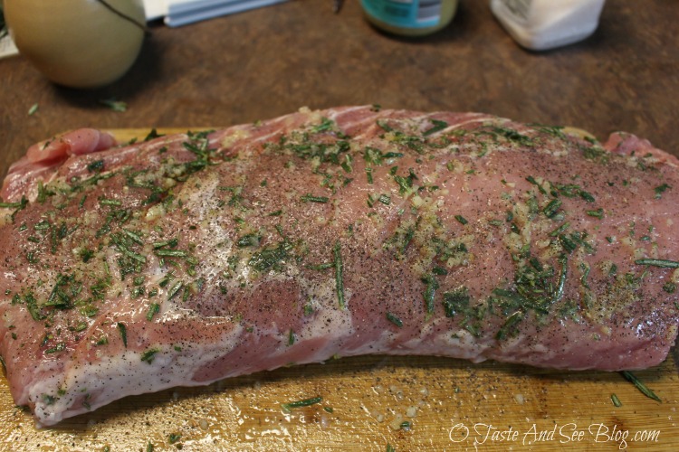 Rosemary Garlic Pork Roast