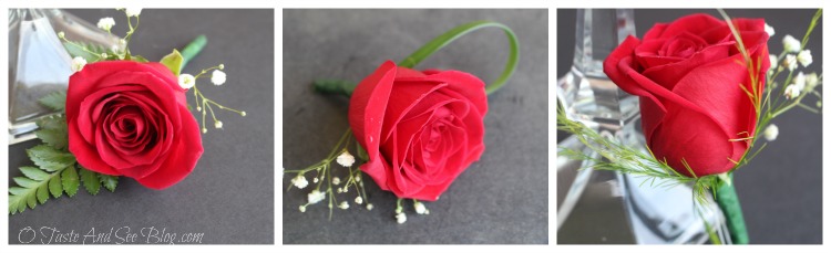 Single Rose Boutonniere #ad 