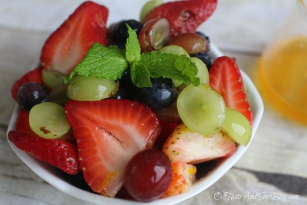 Orange Vanilla Glazed Fruit Salad – O Taste and See