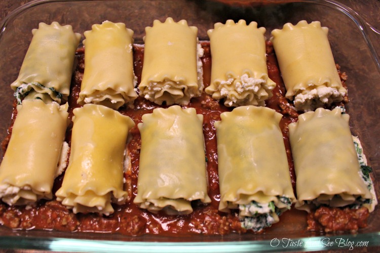 skinny lasagna roll ups