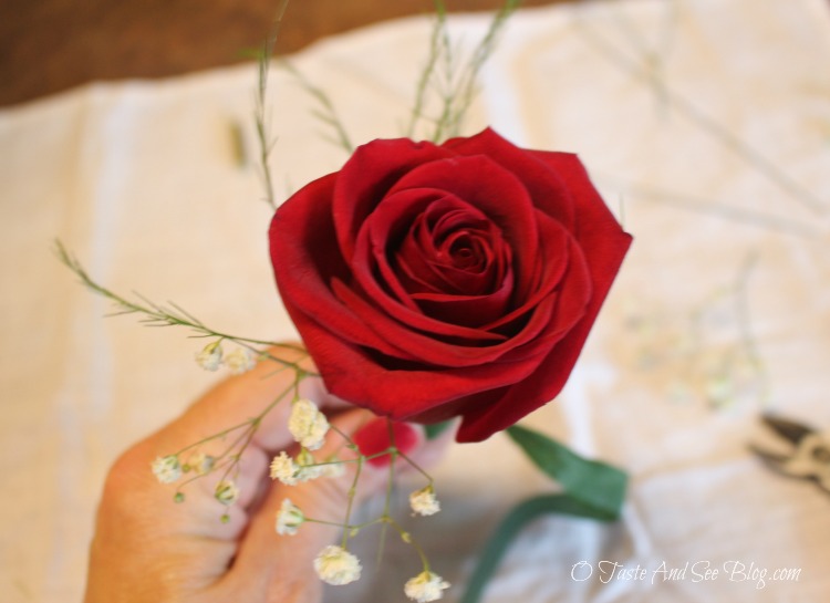 Single Rose Boutonniere #ad 