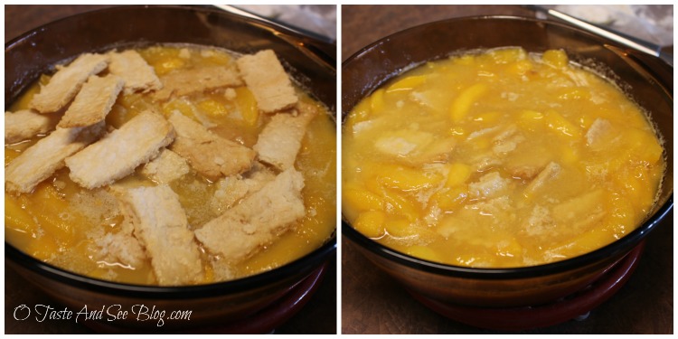 Grandma's Old Fashion Peach Cobbler 