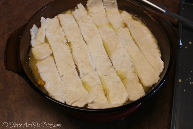 Grandma's Old Fashion Peach Cobbler 