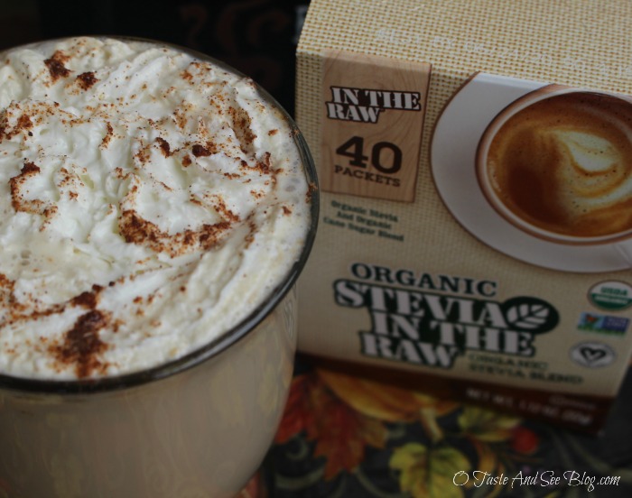  Pumpkin Spice Latte #OrganicStevia #InTheRaw #ad